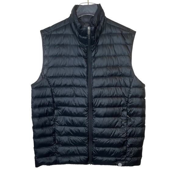 REI Co Op Down Puffer Vest in Black Men's Large - Picture 1 of 12